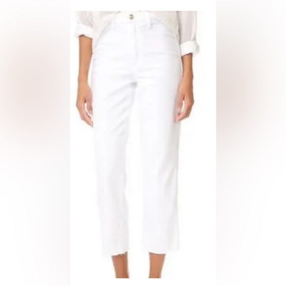 Joe's Jeans Denim - Joe’s High Rise Straight Crop White jeans 👖